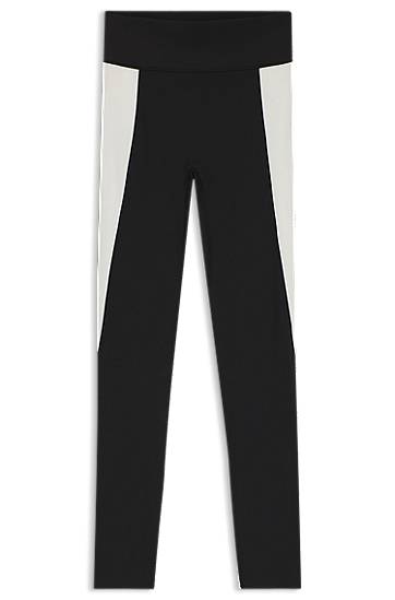 Клинове BOSS Performance-Stretch Interlock Active Leggings Черно | 50544178