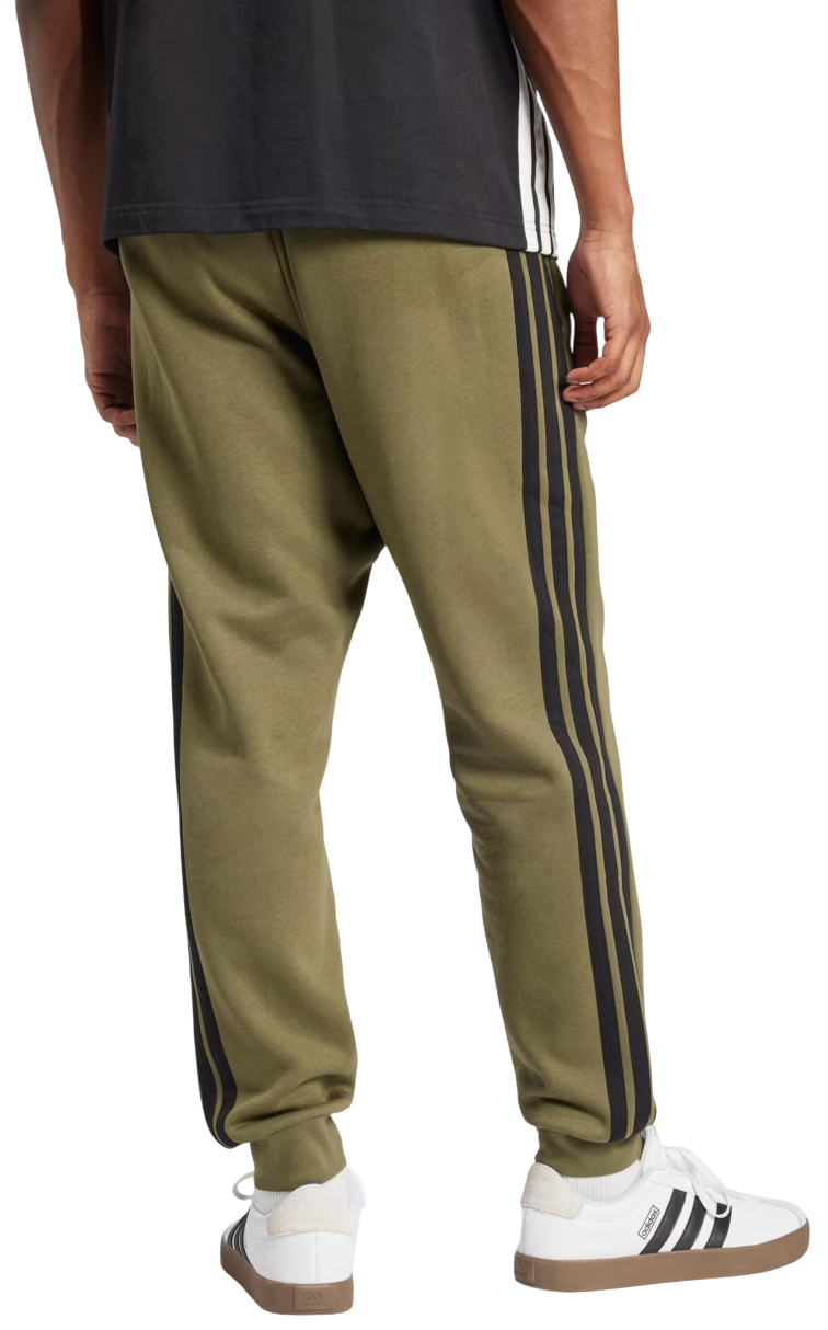 Спортни панталони adidas Performance Sportswear Essentials 3-Stripes Fleece Pants Зелено | jd1857, 1