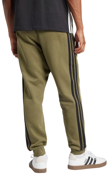 Спортни панталони adidas Performance Sportswear Essentials 3-Stripes Fleece Pants Зелено | jd1857, 1