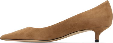 Кецове и обувки Jimmy Choo Amelia Suede Kitten Heel Pumps Бежово | AMELIA, 2