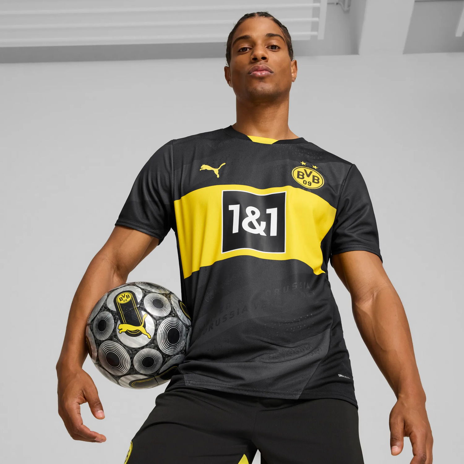 Фланелка Puma BVB  Away Jersey Replica 2024/25 Черно | 774956-02, 1