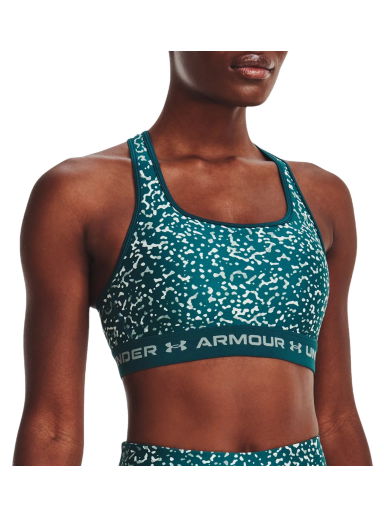 Сутиен Under Armour Crossback Mid Print Bra Зелено | 1361042-716