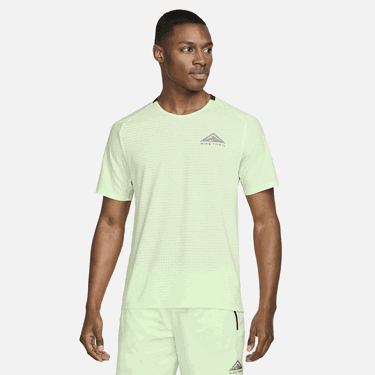 Тениска Nike Trail Solar Chase Dri-FIT Зелено | DV9305-376, 0