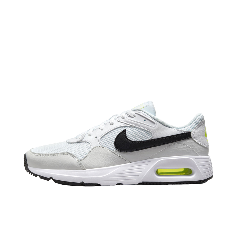 Кецове и обувки Nike Air Max SC White Photon Dust Black Volt Сиво | CW4555-105