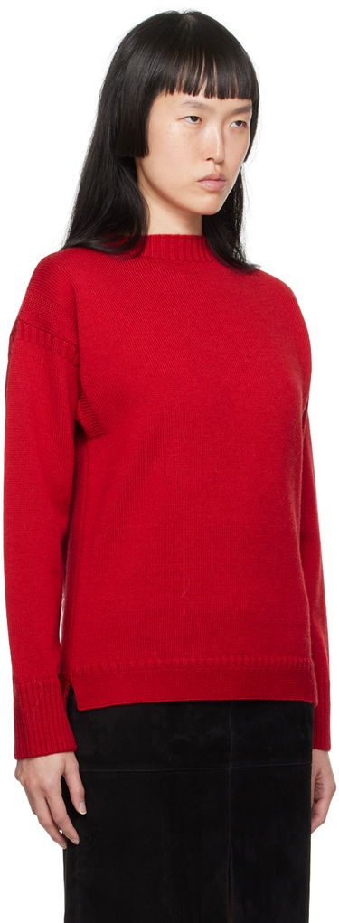 Пуловер TOTEME TOTEME Vented Sweater Червено | 234-WRTWTP164-YA0006, 1