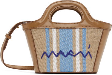 Дамска чанта Marni Marni Tropicalia Micro Tote Bag Кафяво | BMMP0067Q7 P8181, 0