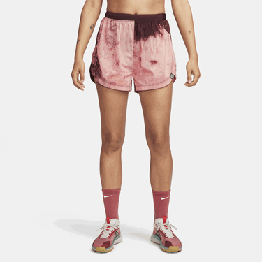 Къси панталони Nike Dri-FIT Repel Women's Mid-Rise 3" Brief-Lined Trail Running Shorts with Pockets Червено | DX1021-850, 0