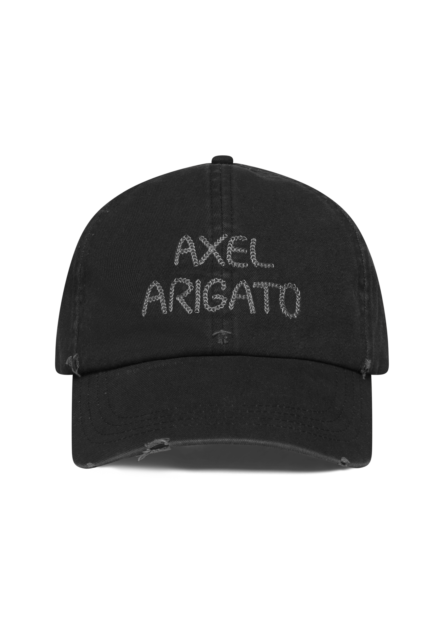 Шапка с козирка AXEL ARIGATO Distressed Chain Stitch Cap Черно | X3554002, 1