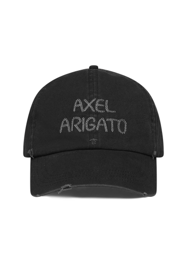 Шапка с козирка AXEL ARIGATO Distressed Chain Stitch Cap Черно | X3554002, 1
