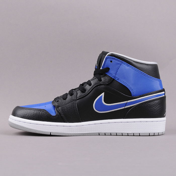 Кецове и обувки Jordan Air Jordan 1 Mid "Game Royal" Черно | 554724 007, 0