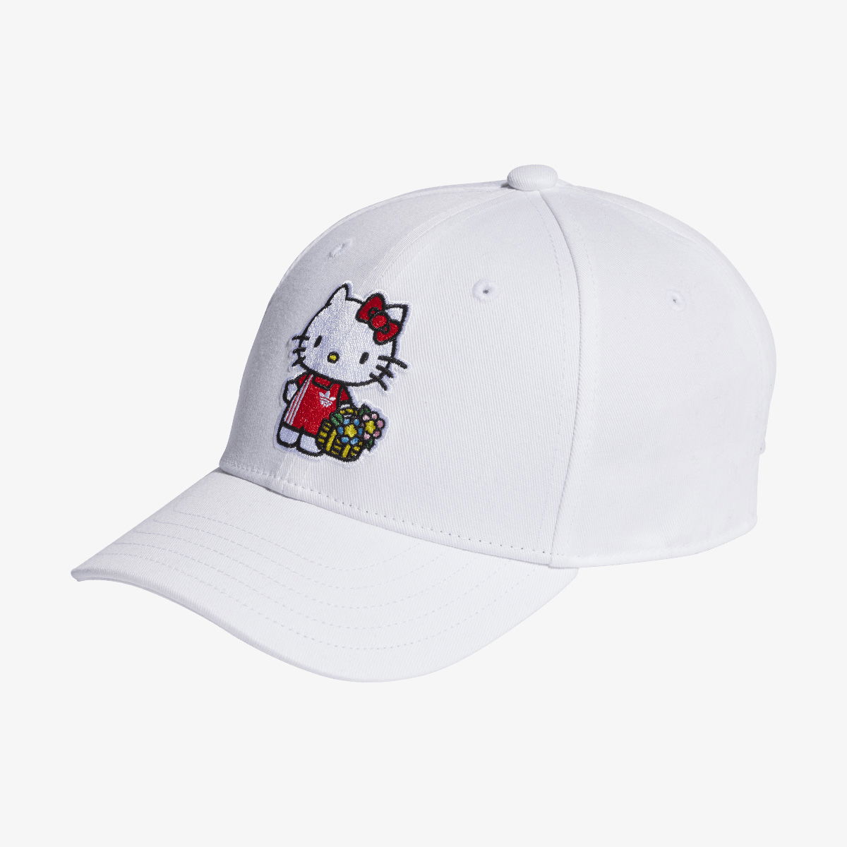 Шапка с козирка adidas Originals Hello Kitty Baseball Cap Бяло | II3356, 0