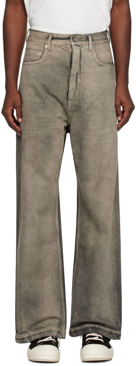 Дънки Rick Owens DRKSHDW Geth Jeans Сиво | DU02C5356 DMP, 0