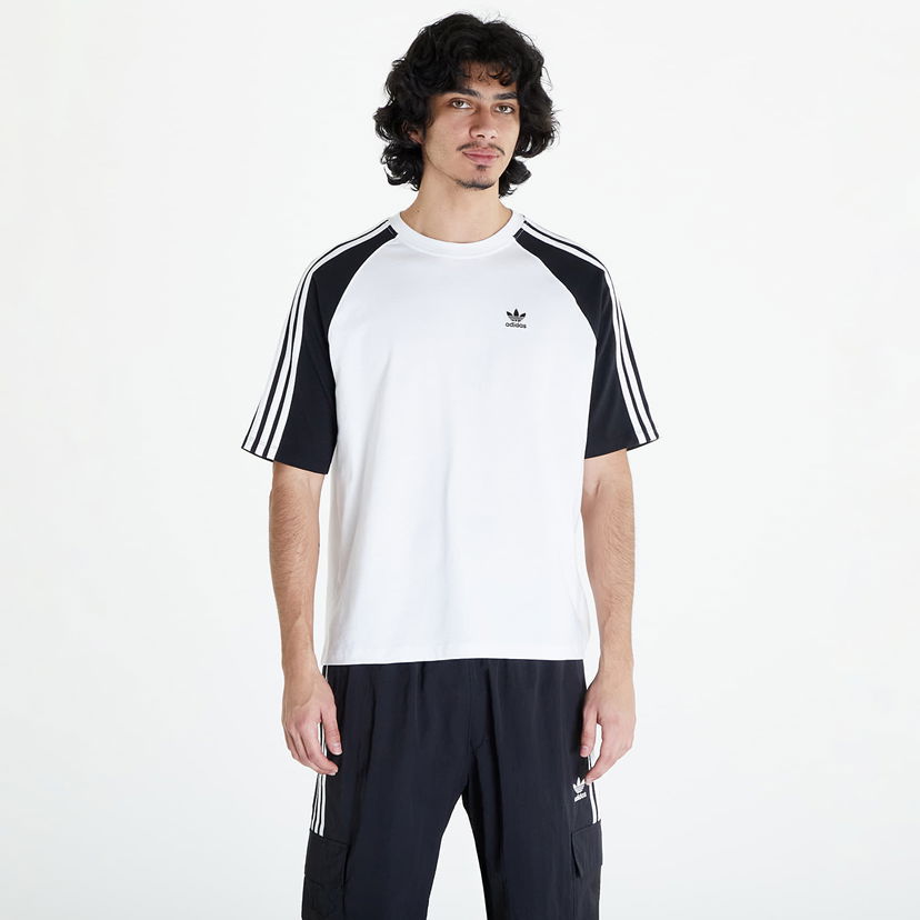 Тениска adidas Originals Blocked Tee Os White Бяло | IS4104