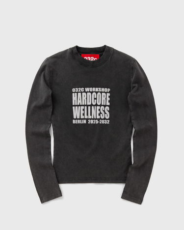 Тениска 032C WORKSHOP HARDCORE WELLNESS Tight Longsleeve Черно | F25-WRC-0285-050, 2