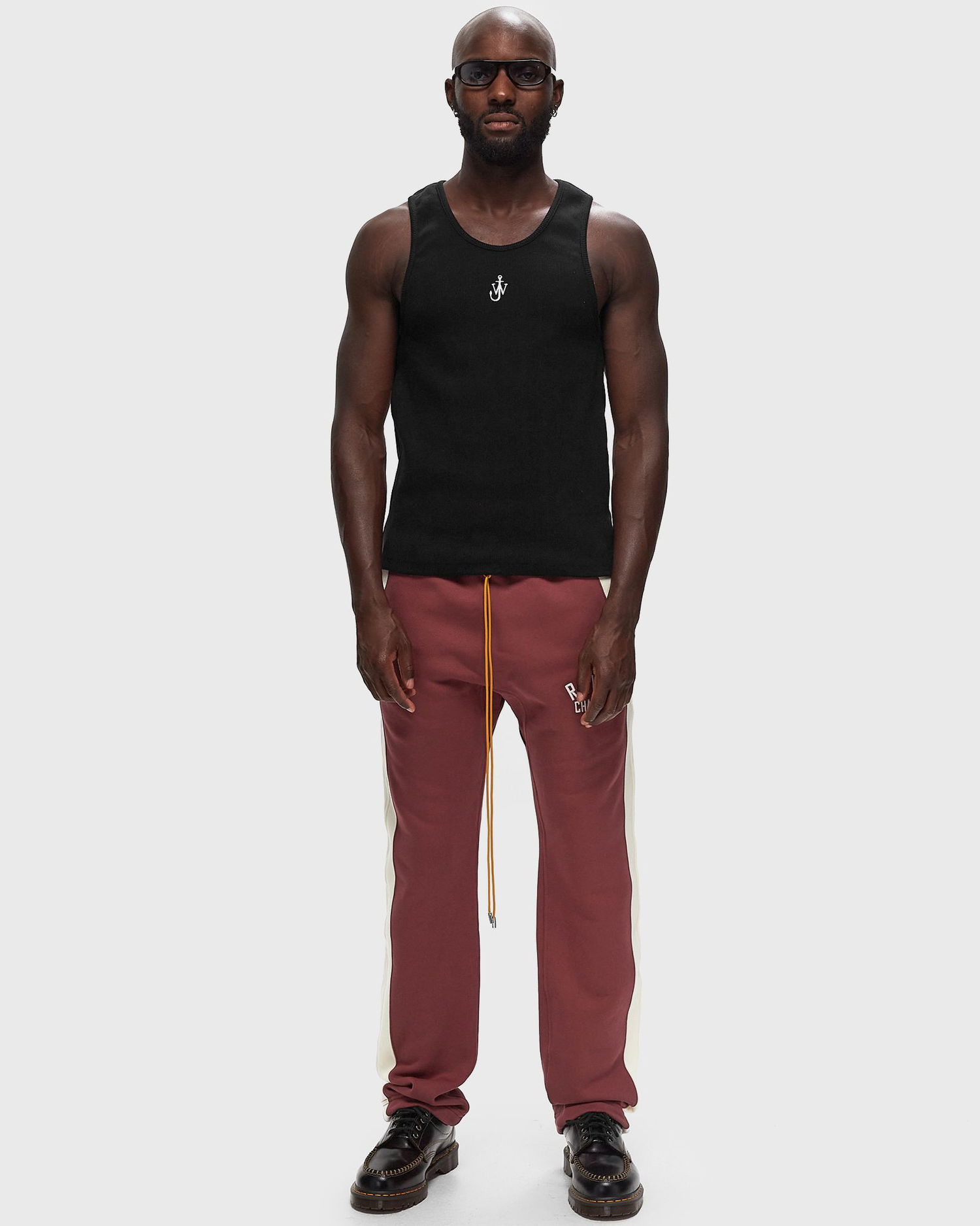 Потник JW Anderson ANCHOR EMBROIDERY TANK TOP Черно | JO0202-PG1512-999, 1
