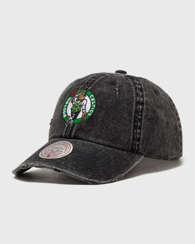 Шапка с козирка Mitchell & Ness Dad Hat Boston Celtics Strapback Черно | HD11387-BCEBLCK