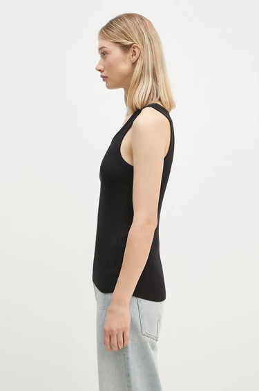 Потник Coperni Rib Logo Tank Top Черно | COPJS12F5006, 1