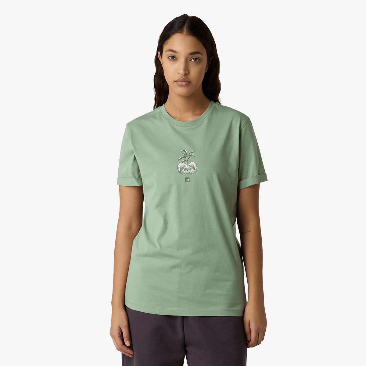 Тениска The North Face The North Face Connect Relaxed Graphic Short Sleeve T-Shirt Зелено | NF0A8E41BQ11, 1