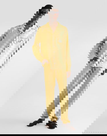 Панталони Dolce & Gabbana Dolce & Gabbana Silk Twill Trousers Жълто | GVCRAZFU10SA0488, 1