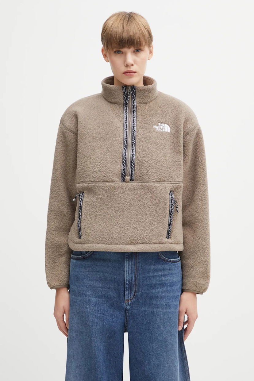Суитчър The North Face Fleeski 1/4 Zip Fleece Pullover Бежово | NF0A88Z3BOW1
