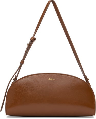 Чанта през рамо A.P.C. A.P.C. Demi-Lune Shoulder Bag Кафяво | PXCCK-F61997, 0