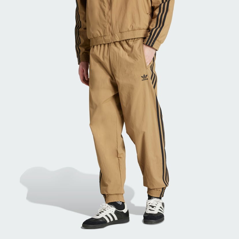 Спортни панталони adidas Performance Adicolor Woven Firebird Track Pants Кафяво | JY1339