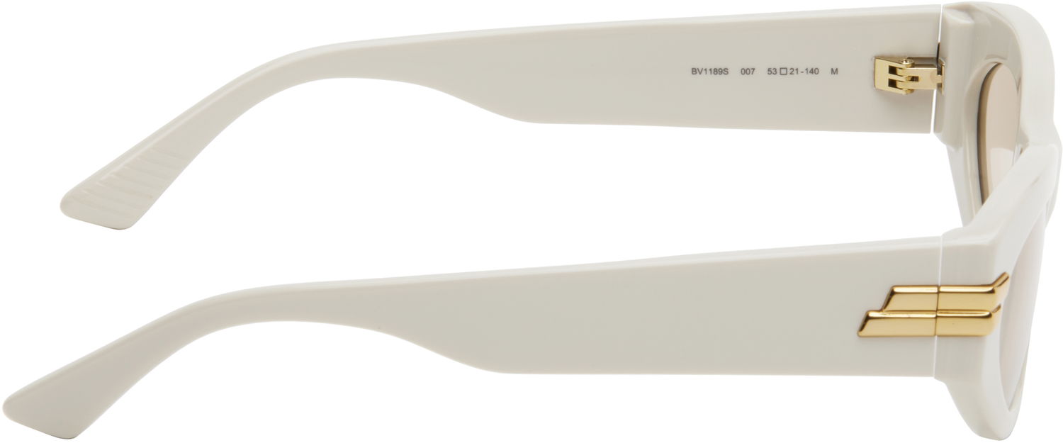 Слънчеви очила Bottega Veneta Bold Ribbon Unapologetic Cat-Eye Sunglasses Бяло | BV1189S-007, 1