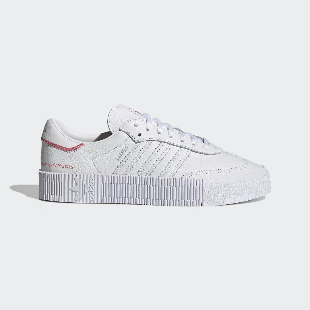 Кецове и обувки adidas Originals Sambarose with Swarovski Crystals W Бяло | H05131, 0