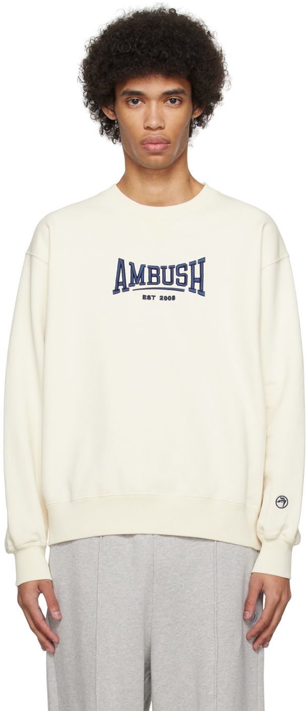 Суитчър Ambush Embroidered Sweatshirt Бежово | BMBA001S24FLE0013145