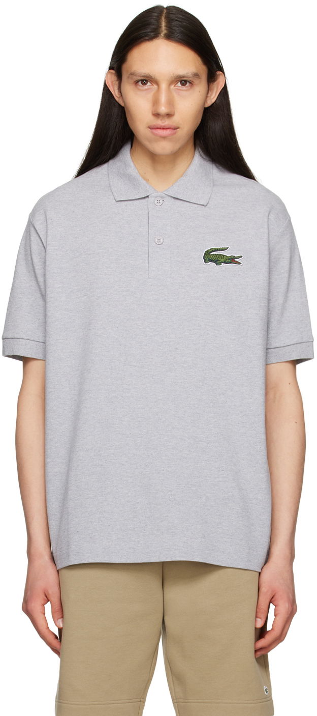 Поло тениска Lacoste Original L.12.12 Polo Tee Сиво | PH3922, 0