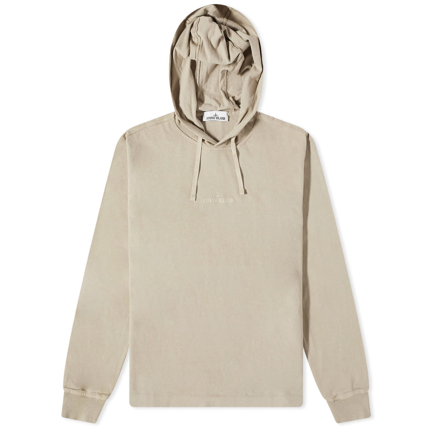 Суитчър Stone Island Embroidered Logo Lightweight Hoodie Бежово | 781520644-V0092, 0