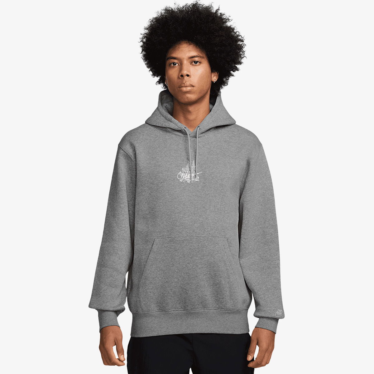 Суитчър Nike Club Run Reissue Hoodie Сиво | HV1216-063, 0