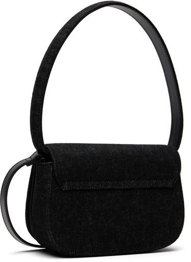 Чанта през рамо Diesel 1DR Denim Shoulder Bag with Logo Черно | X08396-P6901-T8013, 2