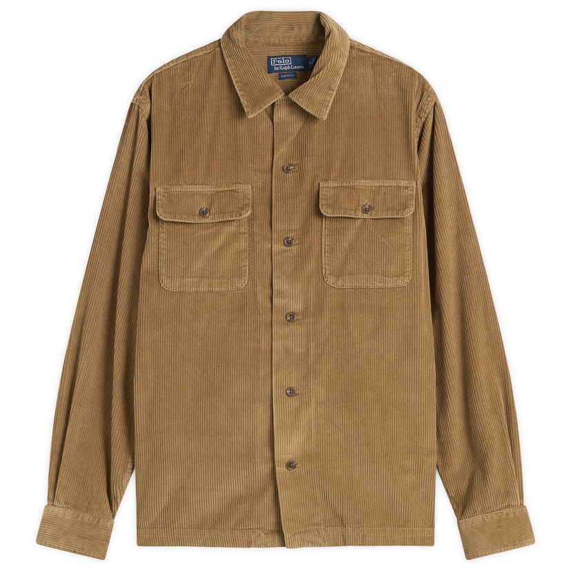 Яке Polo by Ralph Lauren Corduroy Overshirt Кафяво | 710981753002-BRN