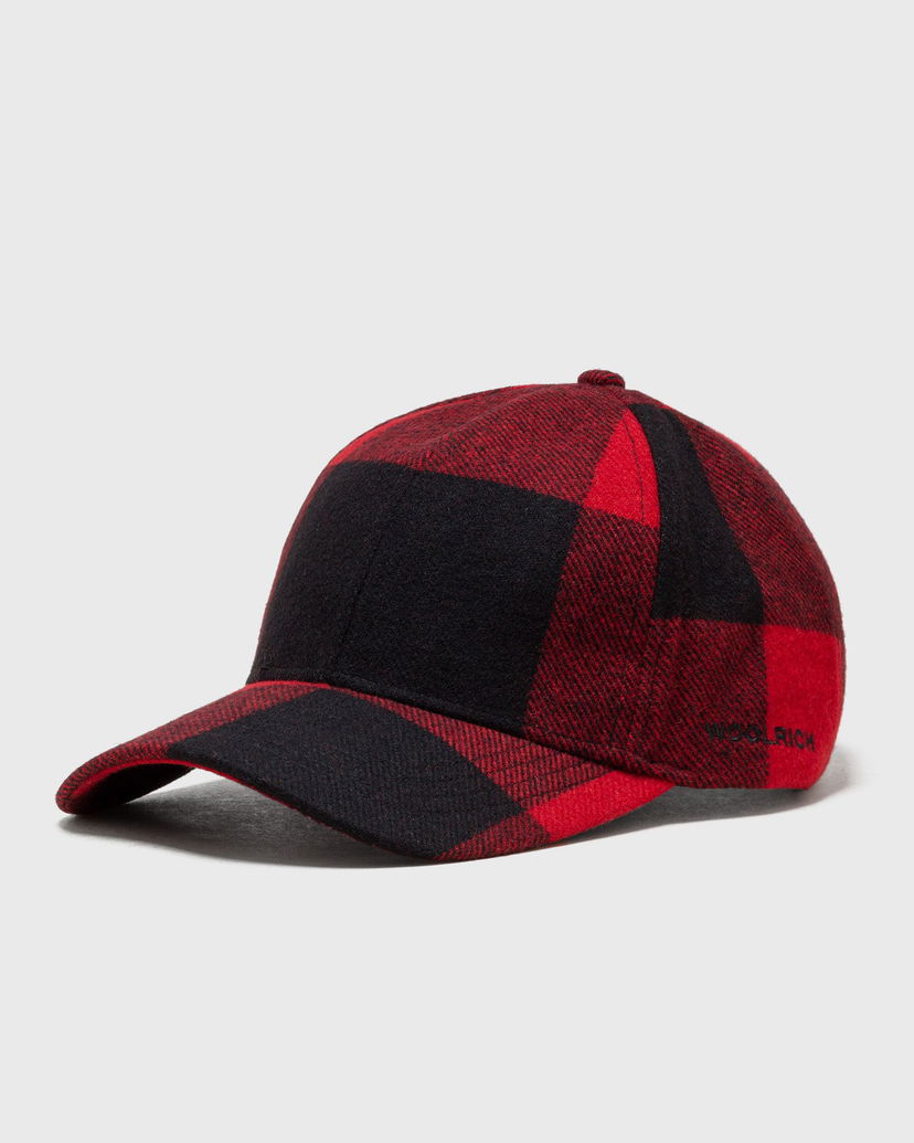 Шапка с козирка WOOLRICH Check Baseball Cap Червено | CFWOAC0231MRUT3046-5321