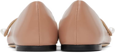 Кецове и обувки Jimmy Choo Jimmy Choo Elisa Ballerina Flats Розово | ELISA FLAT PTZ, 1