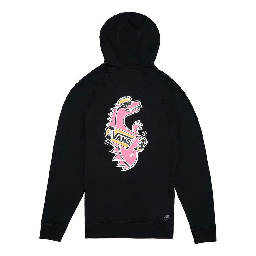 Суитчър Vans Street Style Dinosaur Graphic Print Long Sleeve Hoodie Черно | VN0A3H5MTT0