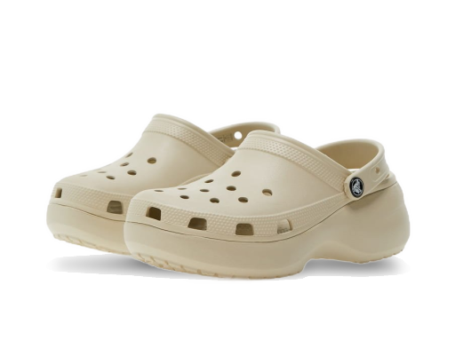 Кецове и обувки Crocs Classic Platform Clog W Бежово | 206750-2Y2