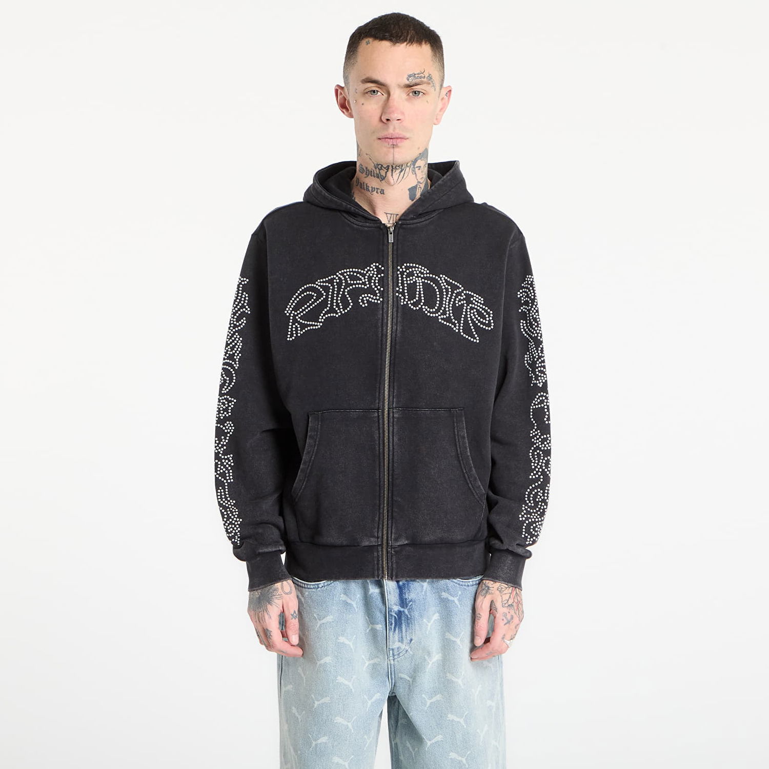 Суитчър RIPNDIP Pretty Flacko Zip Hoodie Черно | RNDHOL25109, 0