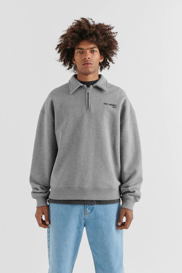 Суитчър AXEL ARIGATO Remi Half-Zip Sweater Сиво | A2218001, 2