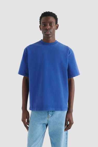Тениска AXEL ARIGATO Typo Embroidered T-Shirt Синьо | A0787005, 2