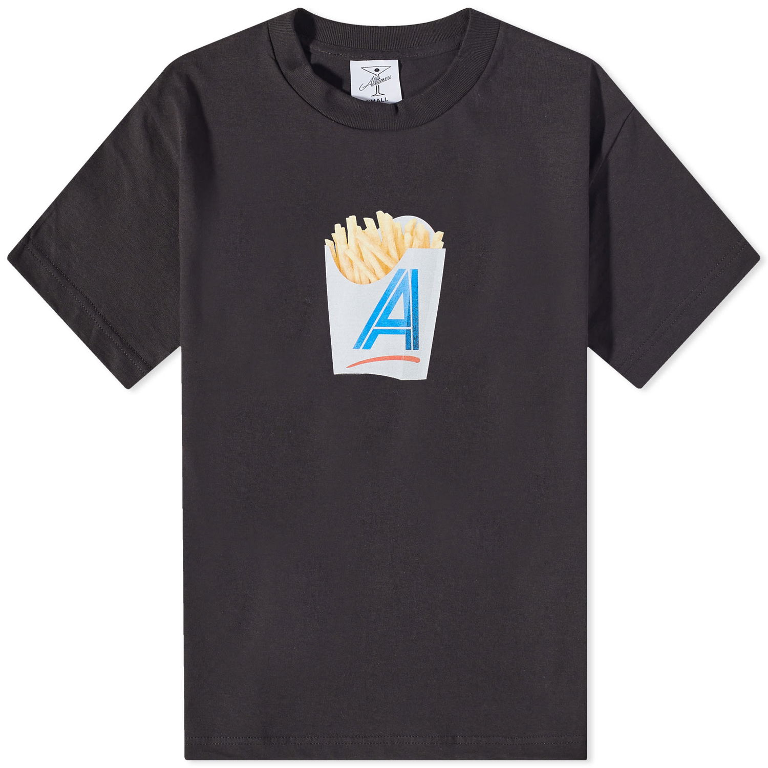 Тениска Alltimers Fried Tee Черно | AT-SP23-TSHIRT-06-BLK, 0