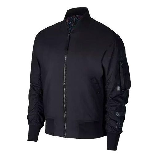 Яке бомбър Nike Reversible Aviator Padded Jacket Черно | AJ3588-010