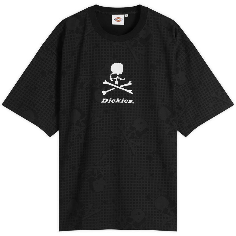 Тениска Mastermind WORLD MASTERMIND WORLD x Dickies Night Camo Printed T-Shirt, Size Large Черно | MJ25C14-TS215