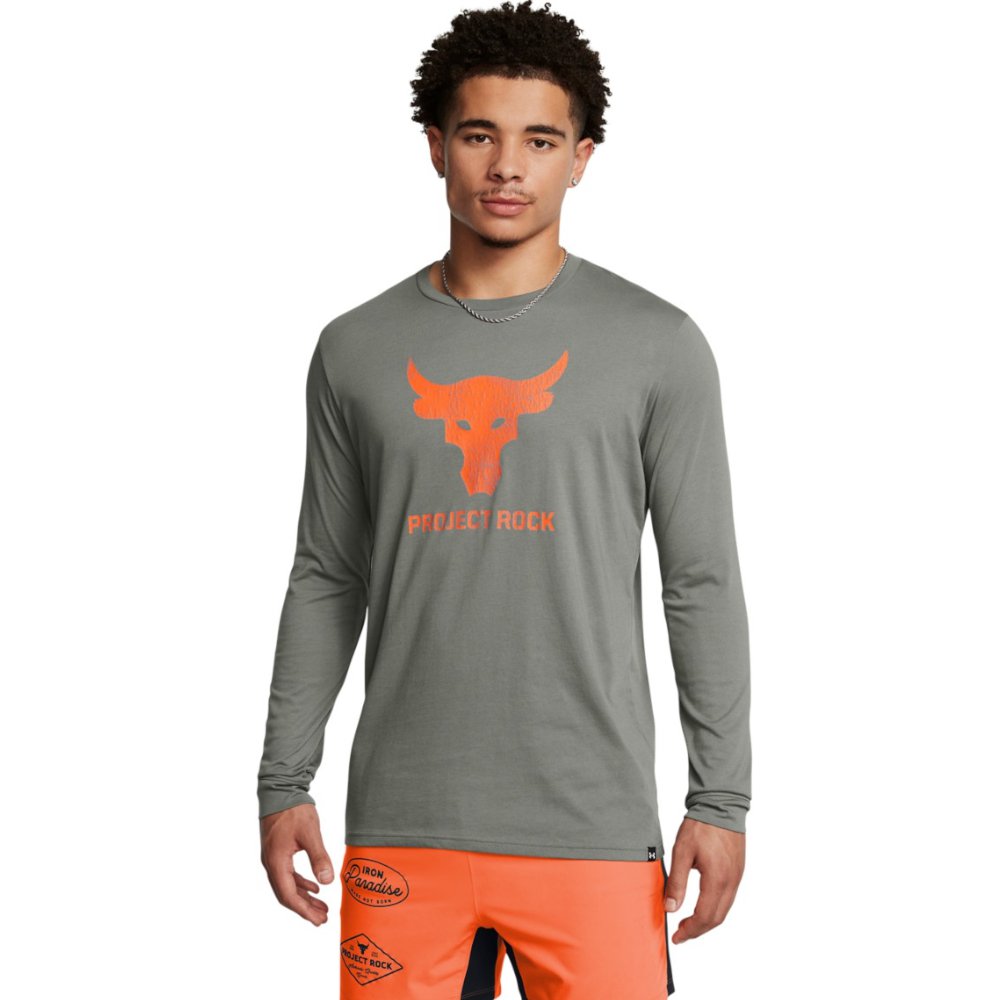 Тениска Under Armour Long Sleeve T-Shirt With Print Зелено | 1374847-709, 0