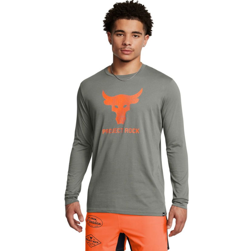 Тениска Under Armour Long Sleeve T-Shirt With Print Зелено | 1374847-709