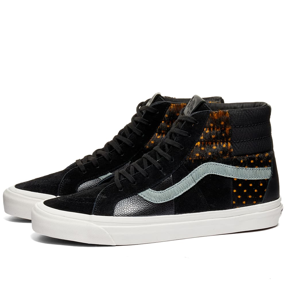 Кецове и обувки Vans SK8-Hi 38 DX PW Luxe Mix Черно | VN0A54FBB711, 0
