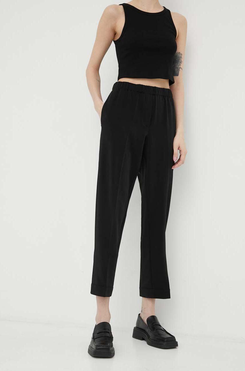 Панталони Samsoe Samsoe High Waist Trousers Черно | F15404308, 0