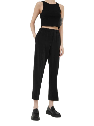 Панталони Samsoe Samsoe High Waist Trousers Черно | F15404308