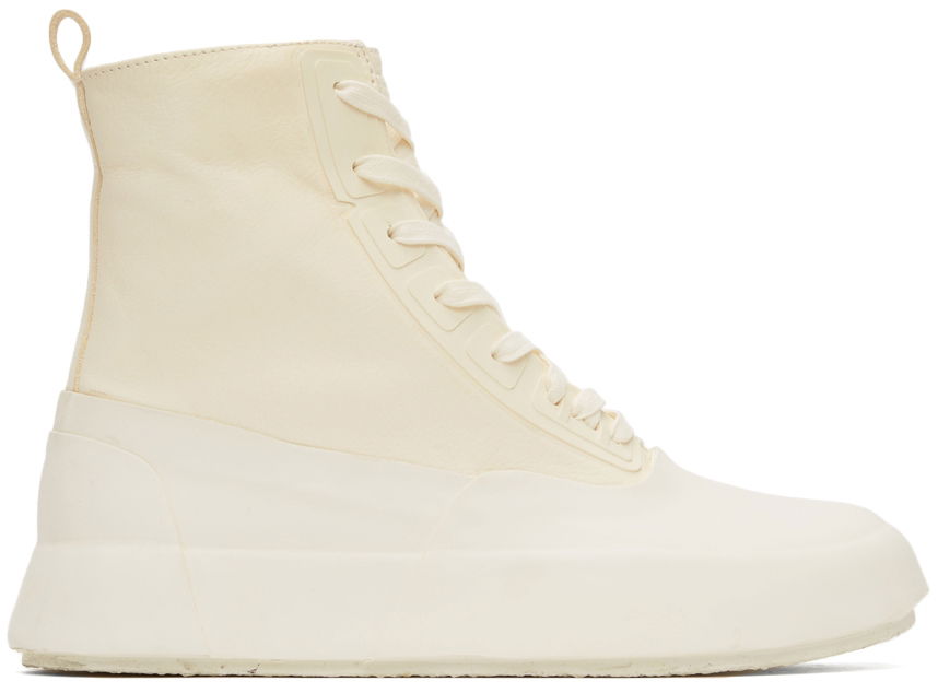 Кецове и обувки Ambush Hi-Top Sneakers Бяло | BMIE002F21MAT0010310, 0